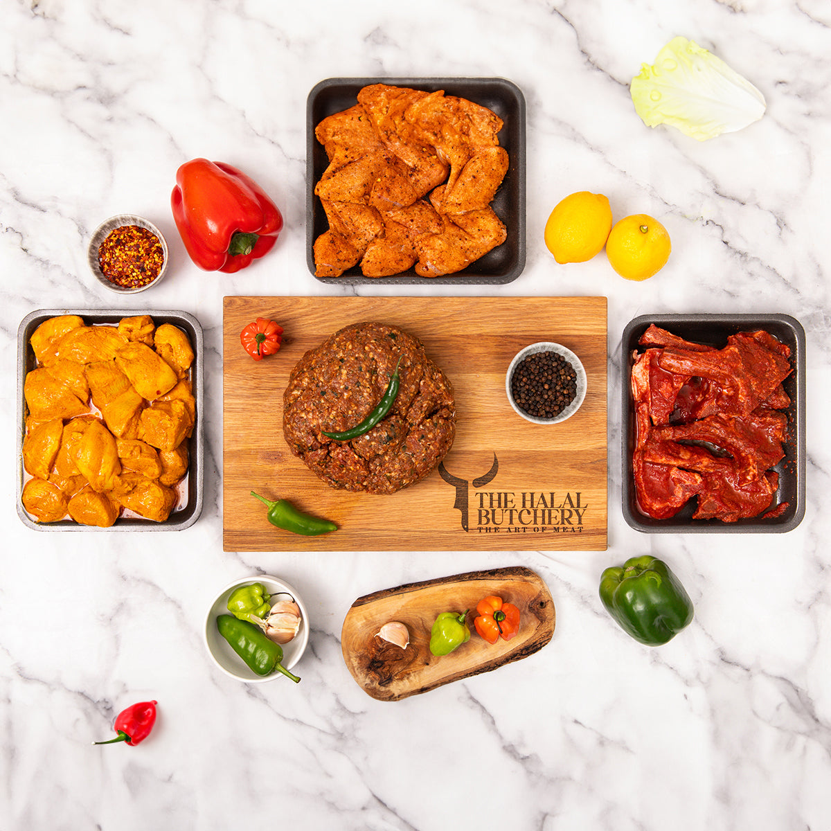 Mixed Kebab Box (Marinated) – The Halal Butchery